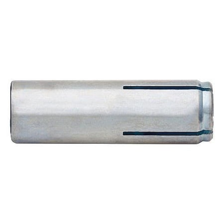 Powers Fasteners Internally Threaded Drop-In Expansion Anchor, 3/8" Dia, Carbon Steel Zinc, 50 PK POW 6306SD